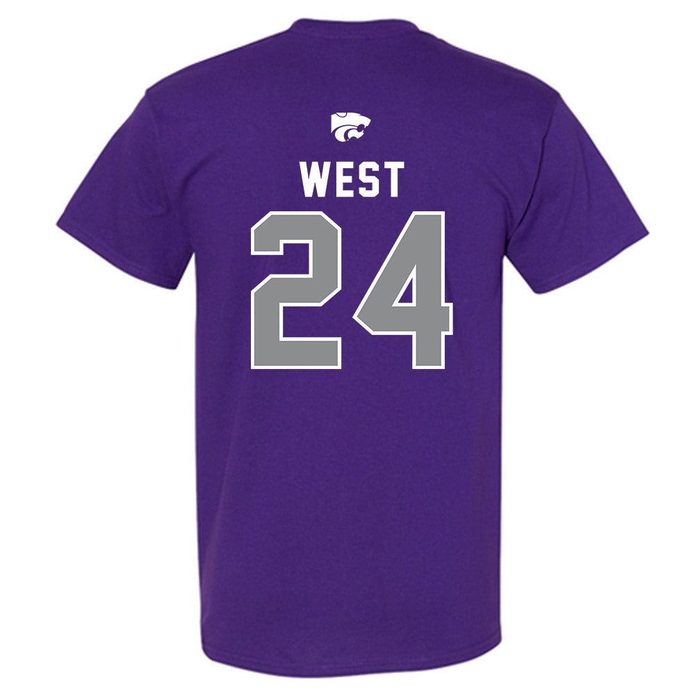 Kansas State - NCAA Football : Tanner West - EMAW T-Shirt-1