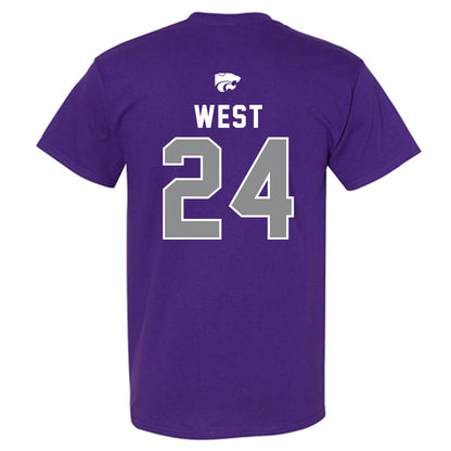 Kansas State - NCAA Football : Tanner West - EMAW T-Shirt-1