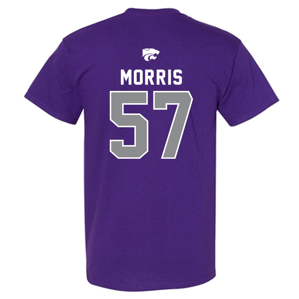 Kansas State - NCAA Football : Delvin Morris - EMAW T-Shirt-1