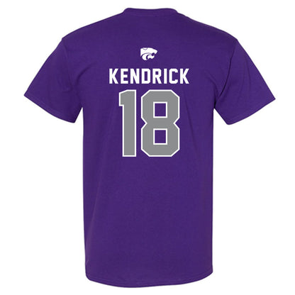 Kansas State - NCAA Baseball : Micah Kendrick - EMAW T-Shirt-1