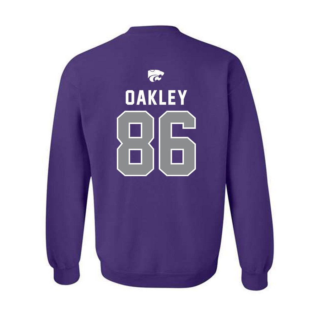 Kansas State - NCAA Football : Garrett Oakley - EMAW Crewneck Sweatshirt-1