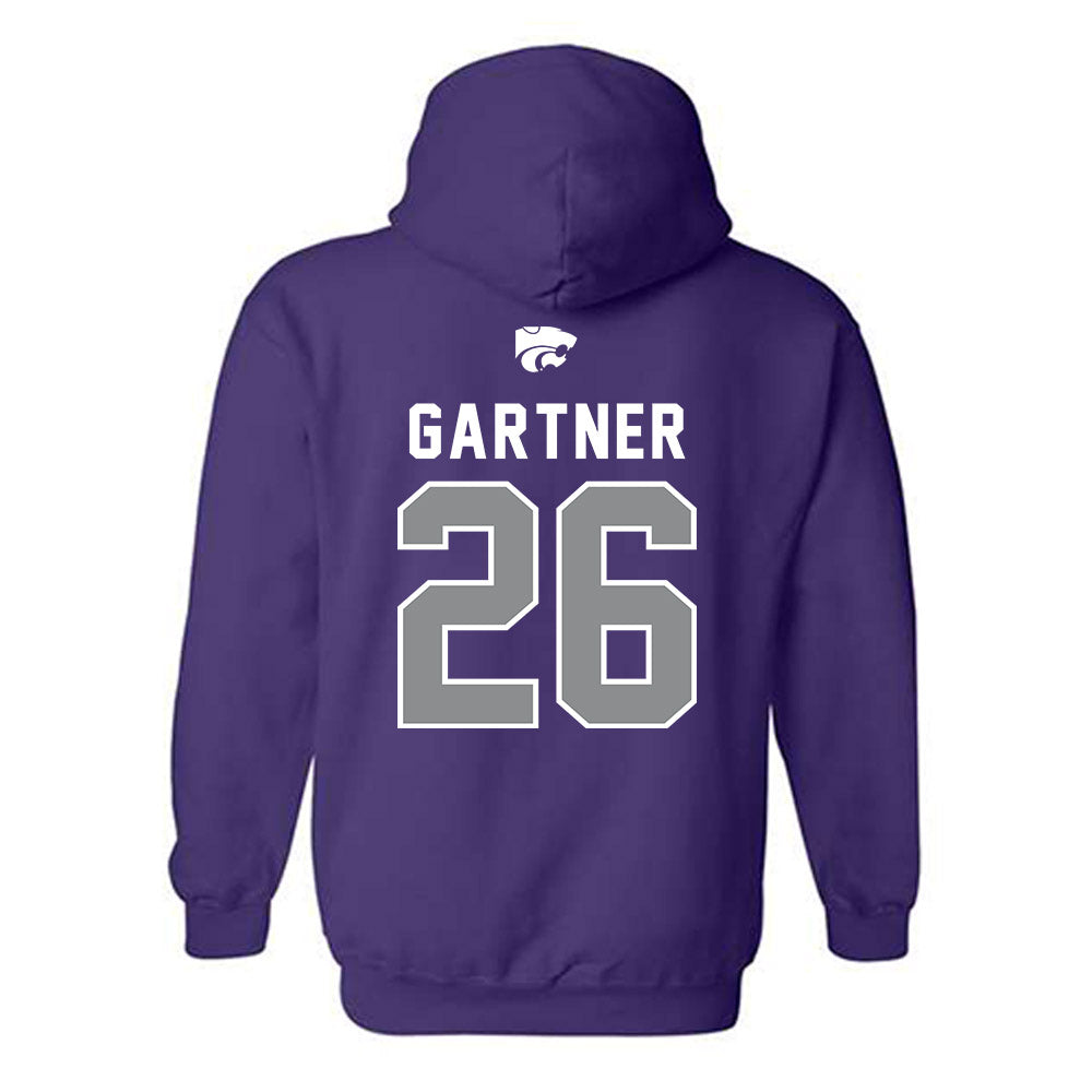 Kansas State - NCAA Baseball : Noah Gartner - EMAW Hooded Sweatshirt-1