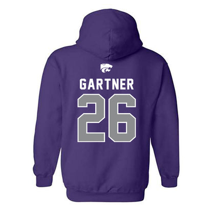 Kansas State - NCAA Baseball : Noah Gartner - EMAW Hooded Sweatshirt-1