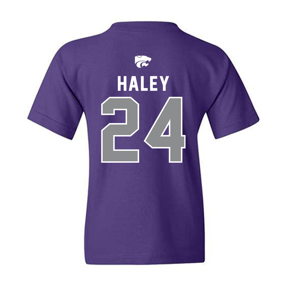 Kansas State - NCAA Baseball : Austin Haley - EMAW Youth T-Shirt-1