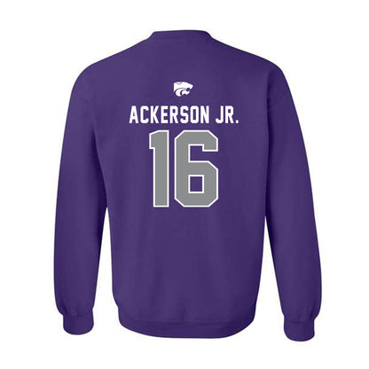 Kansas State - NCAA Football : Dj Ackerson Jr. - EMAW Crewneck Sweatshirt-1