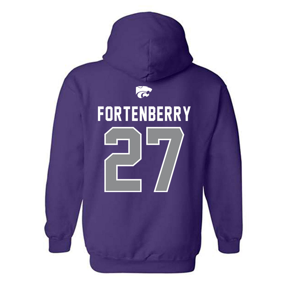 Kansas State - NCAA Baseball : Robert Fortenberry - EMAW Hooded Sweatshirt-1