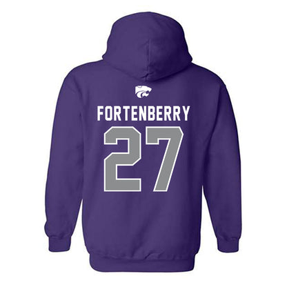 Kansas State - NCAA Baseball : Robert Fortenberry - EMAW Hooded Sweatshirt-1