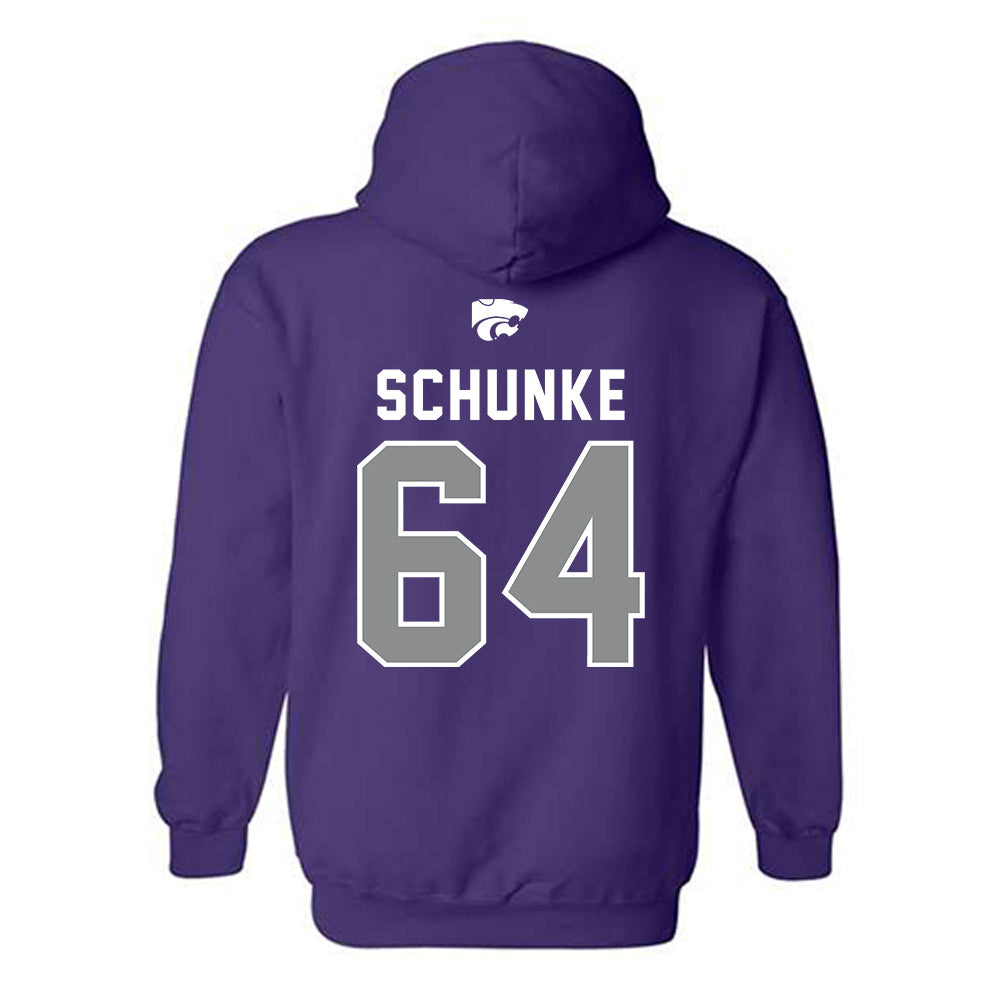 Kansas State - NCAA Football : Navarro Schunke - EMAW Hooded Sweatshirt-1