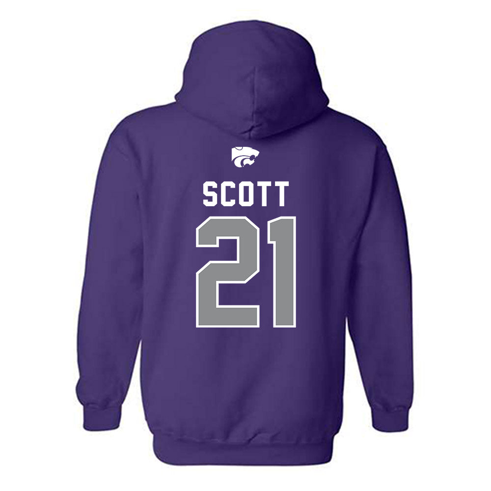 Kansas State - NCAA Football : jojo scott - EMAW Hooded Sweatshirt-1