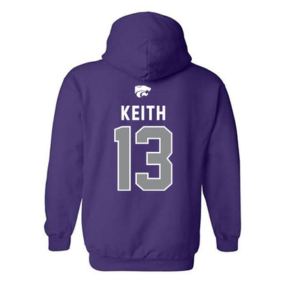 Kansas State - NCAA Football : Kaprice Keith - EMAW Hooded Sweatshirt-1