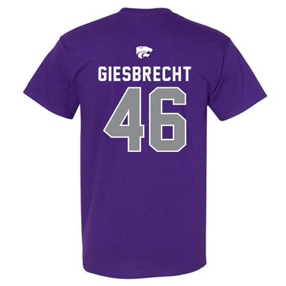 Kansas State - NCAA Baseball : Ethan Giesbrecht - EMAW T-Shirt-1