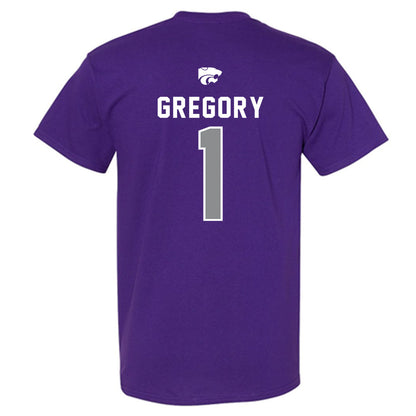 Kansas State - NCAA Football : Wendell Gregory - EMAW T-Shirt-1