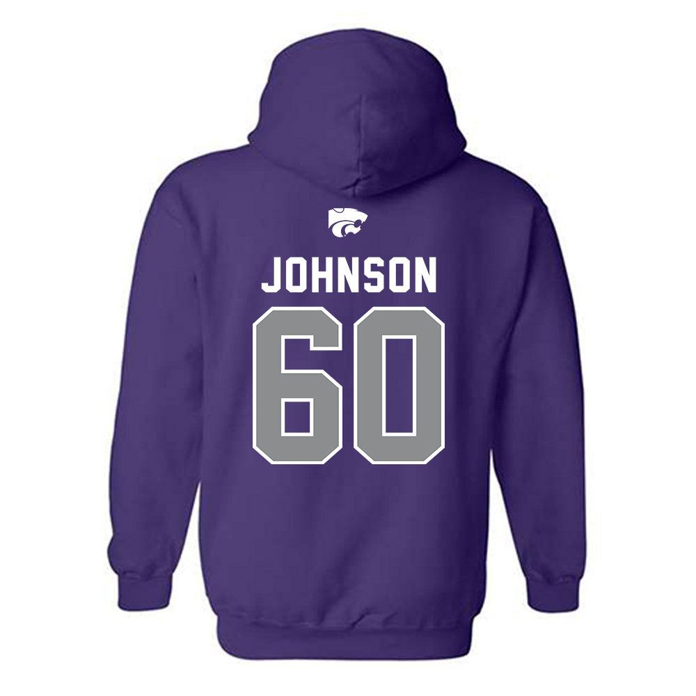Kansas State - NCAA Football : Andrew Johnson - EMAW Hooded Sweatshirt-1