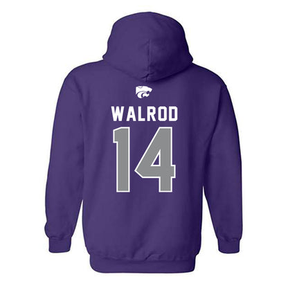 Kansas State - NCAA Women's Soccer : Reece Walrod - EMAW Hooded Sweatshirt-1