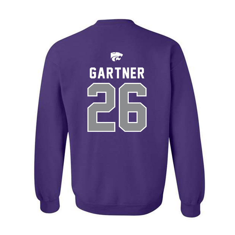 Kansas State - NCAA Baseball : Noah Gartner - EMAW Crewneck Sweatshirt-1