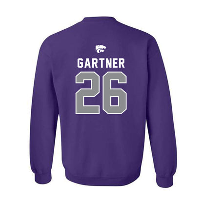 Kansas State - NCAA Baseball : Noah Gartner - EMAW Crewneck Sweatshirt-1
