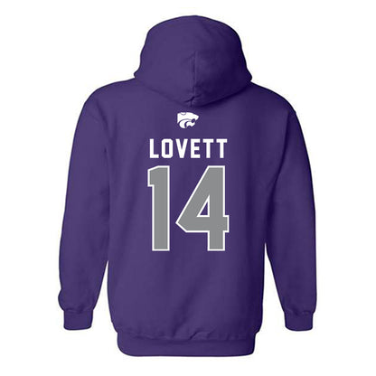 Kansas State - NCAA Football : Maxwell Lovett - EMAW Hooded Sweatshirt-1