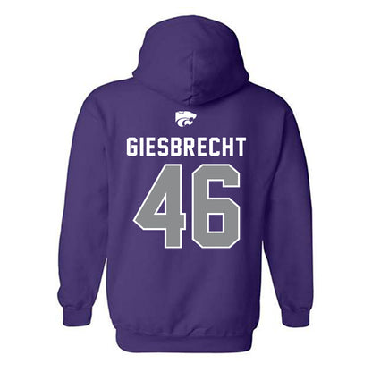 Kansas State - NCAA Baseball : Ethan Giesbrecht - EMAW Hooded Sweatshirt-1