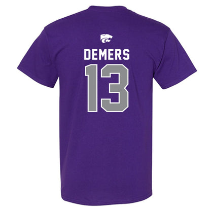 Kansas State - NCAA Women's Soccer : Gabby DeMers - EMAW T-Shirt-1