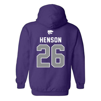 Kansas State - NCAA Baseball : Micah Henson - EMAW Hooded Sweatshirt-1