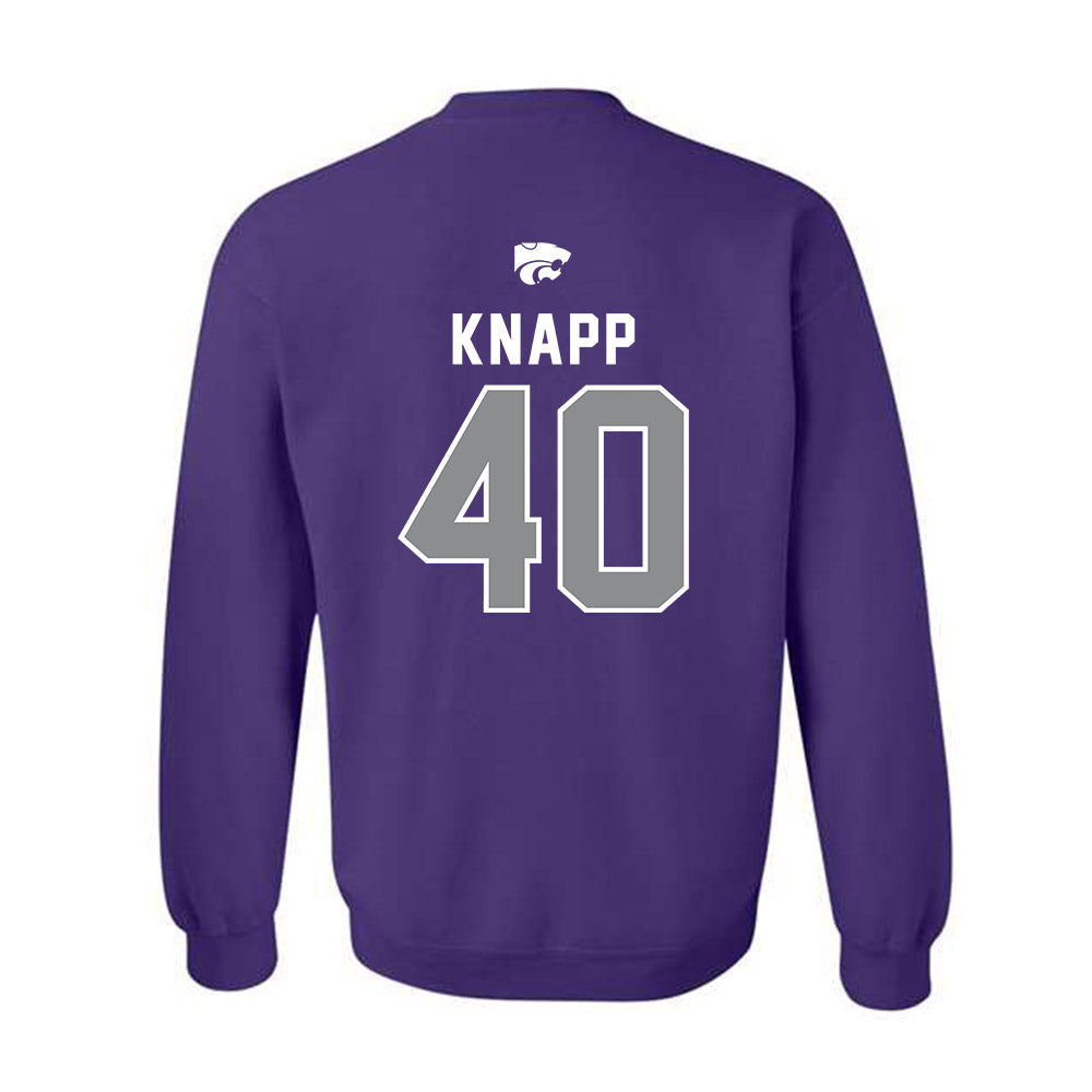 Kansas State - NCAA Football : Dalton Knapp - EMAW Crewneck Sweatshirt-1