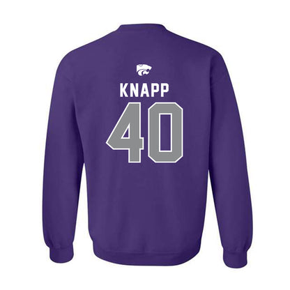 Kansas State - NCAA Football : Dalton Knapp - EMAW Crewneck Sweatshirt-1