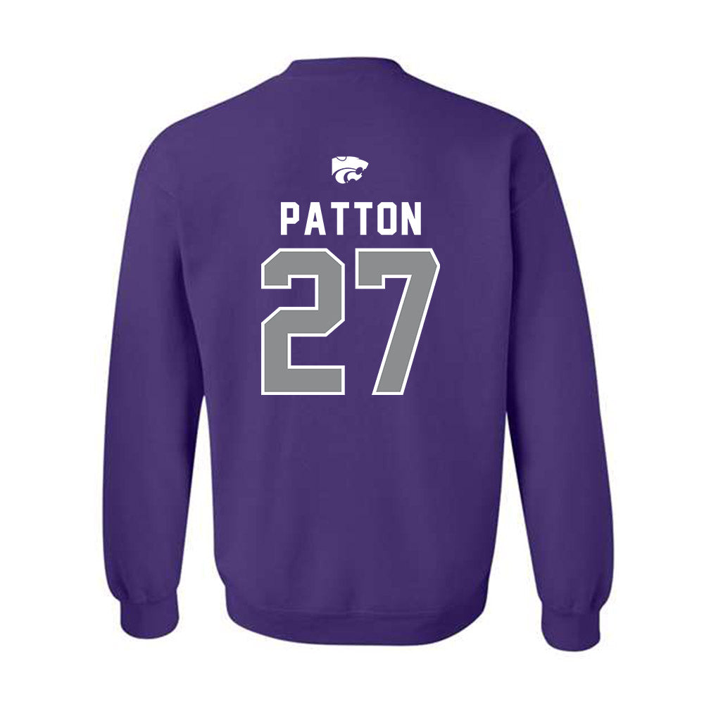 Kansas State - NCAA Football : Cub Patton - EMAW Crewneck Sweatshirt-1
