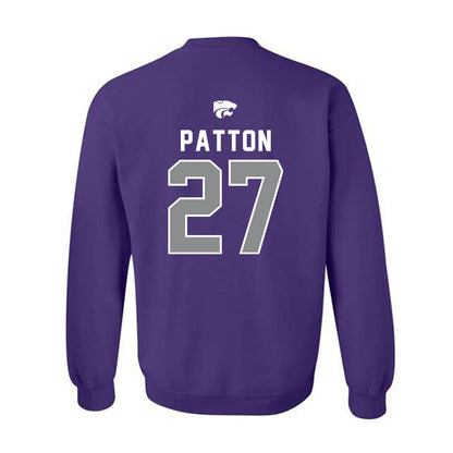 Kansas State - NCAA Football : Cub Patton - EMAW Crewneck Sweatshirt-1