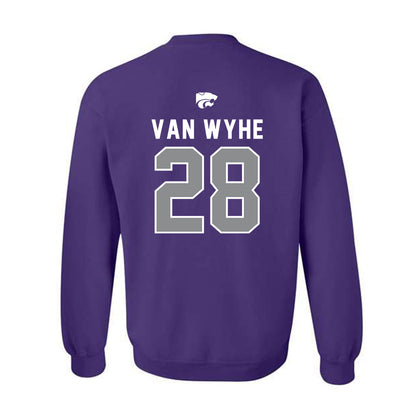 Kansas State - NCAA Football : Rex Van Wyhe - EMAW Crewneck Sweatshirt-1