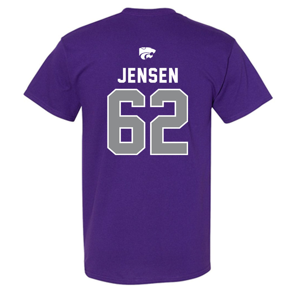 Kansas State - NCAA Football : Jordan Jensen - EMAW T-Shirt-1