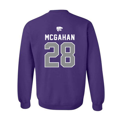 Kansas State - NCAA Baseball : Shea McGahan - EMAW Crewneck Sweatshirt-1