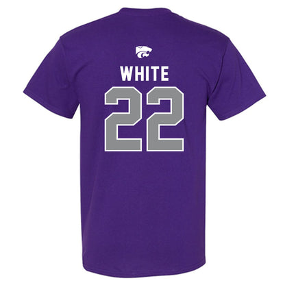 Kansas State - NCAA Women's Basketball : Ramiya White - EMAW T-Shirt-1