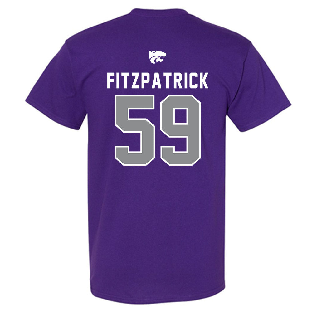 Kansas State - NCAA Football : George Fitzpatrick - EMAW T-Shirt-1