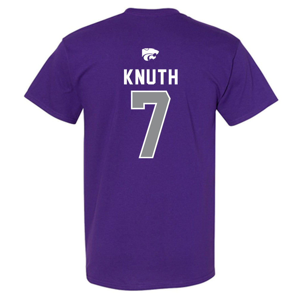 Kansas State - NCAA Football : Jacob Knuth - EMAW T-Shirt-1