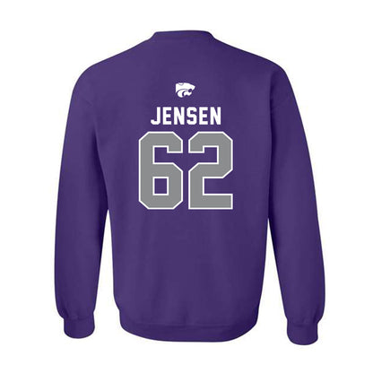 Kansas State - NCAA Football : Jordan Jensen - EMAW Crewneck Sweatshirt-1