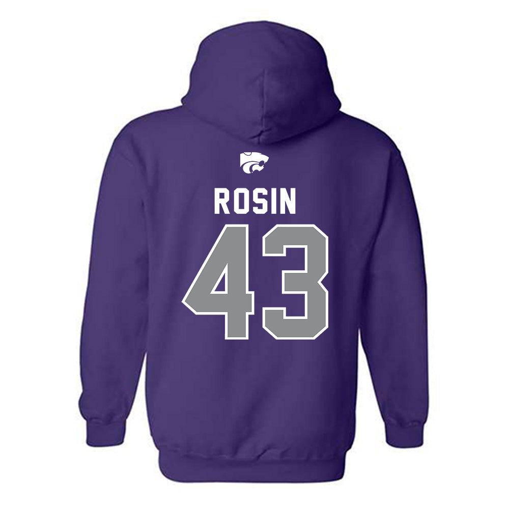 Kansas State - NCAA Baseball : Ben Rosin - EMAW Hooded Sweatshirt-1