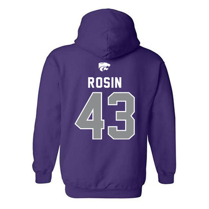 Kansas State - NCAA Baseball : Ben Rosin - EMAW Hooded Sweatshirt-1