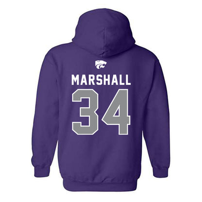 Kansas State - NCAA Women's Soccer : Allison Marshall - EMAW Hooded Sweatshirt-1