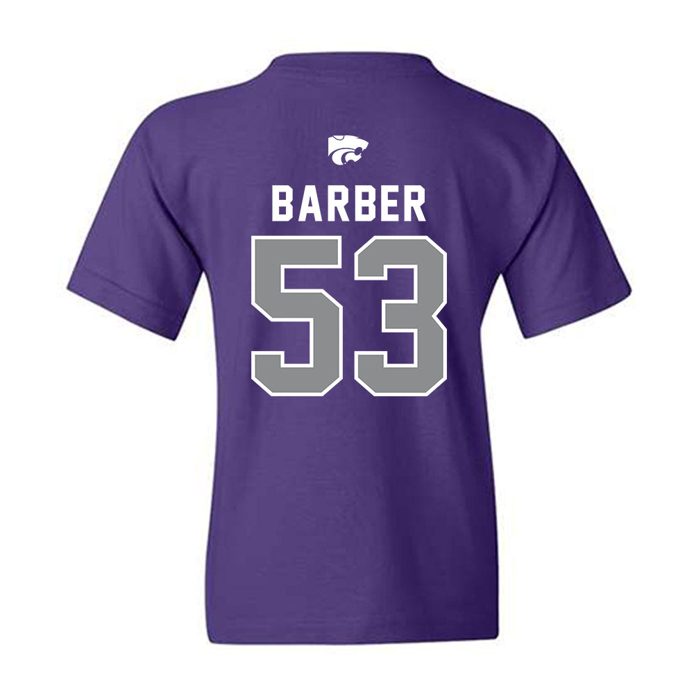 Kansas State - NCAA Football : Lamarcus Barber - EMAW Youth T-Shirt-1