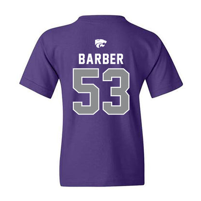 Kansas State - NCAA Football : Lamarcus Barber - EMAW Youth T-Shirt-1