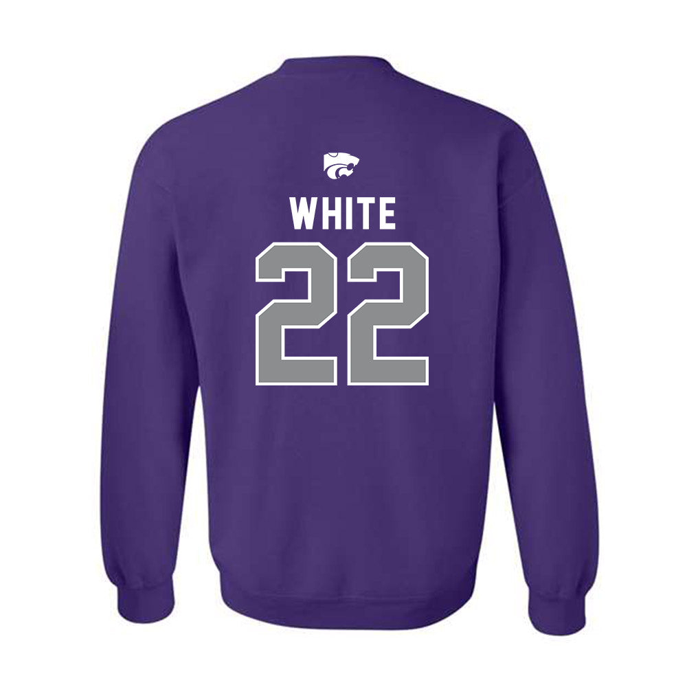 Kansas State - NCAA Women's Basketball : Ramiya White - EMAW Crewneck Sweatshirt-1