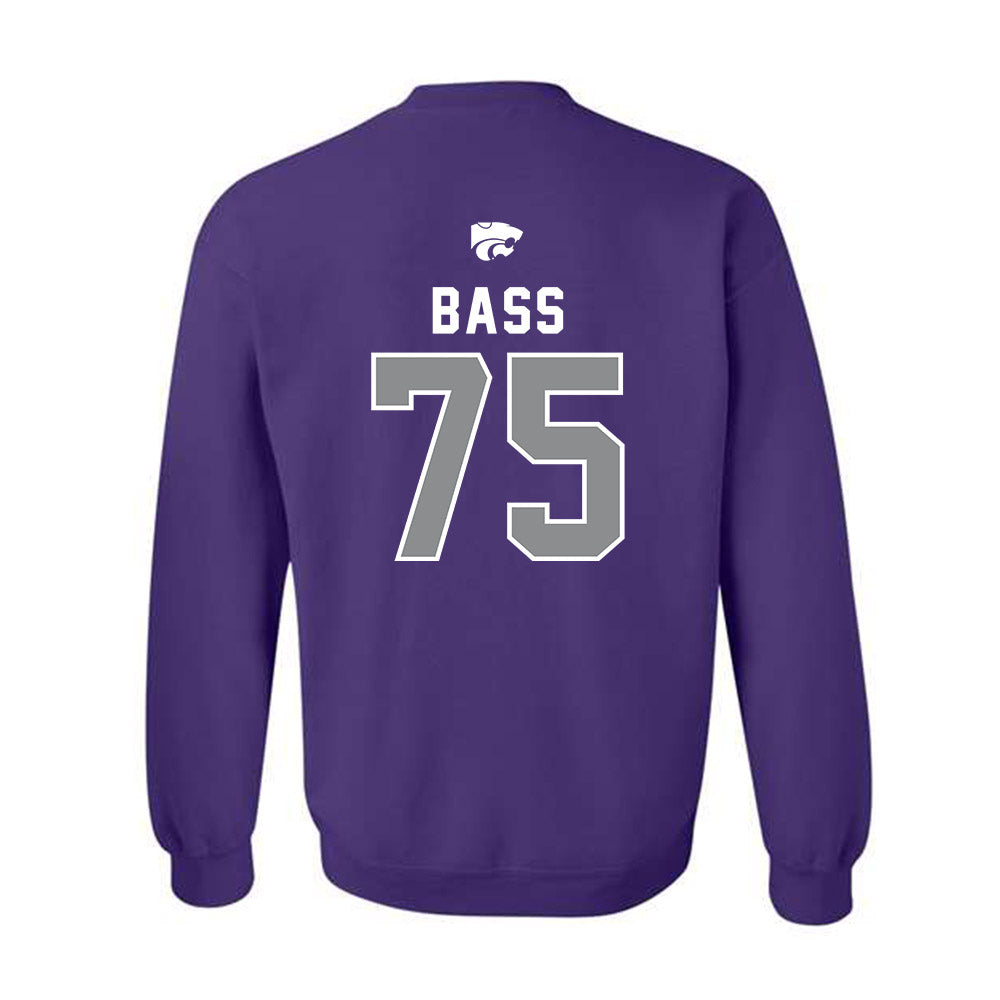 Kansas State - NCAA Football : Holden Bass - EMAW Crewneck Sweatshirt-1