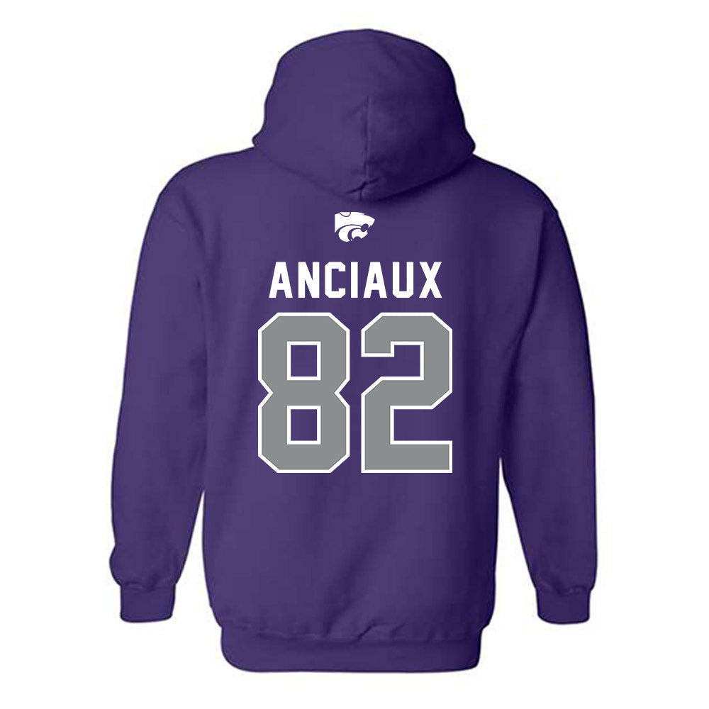 Kansas State - NCAA Football : Will Anciaux - EMAW Hooded Sweatshirt-1