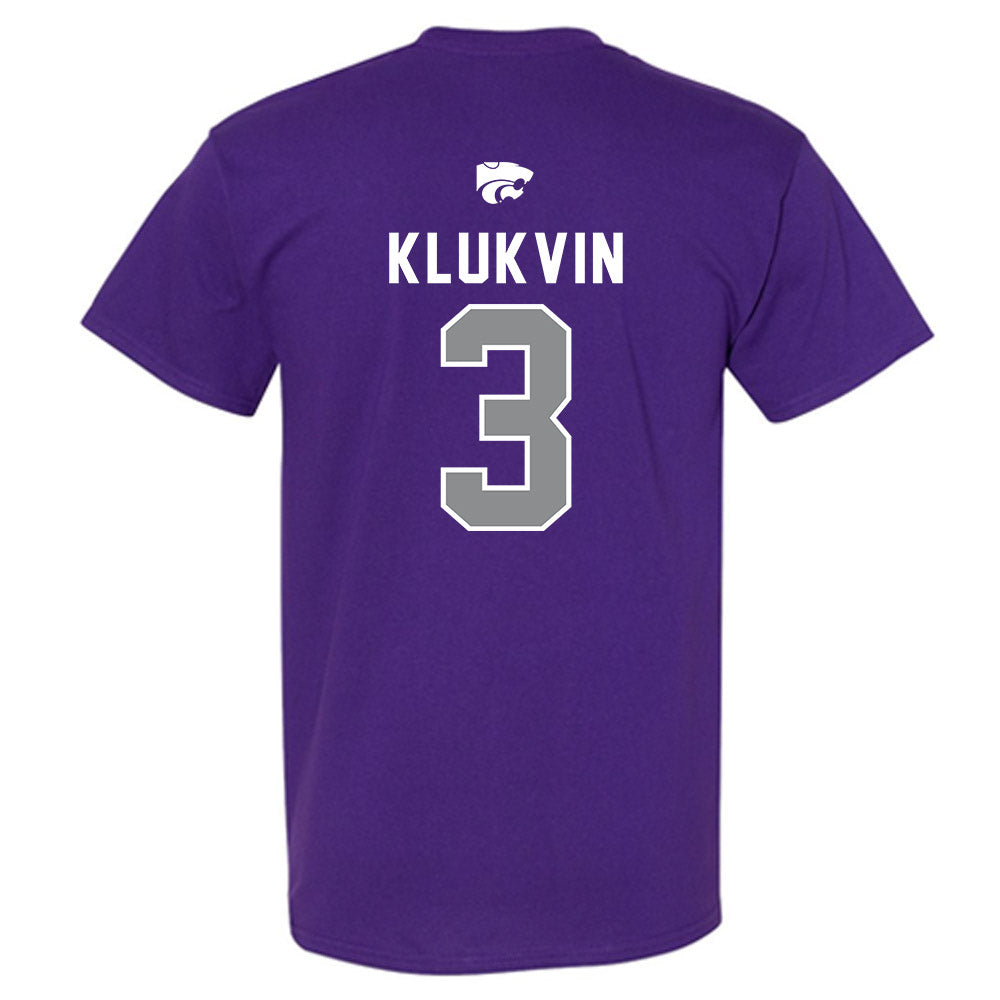 Kansas State - NCAA Women's Volleyball : Alex Klukvin - EMAW T-Shirt-1