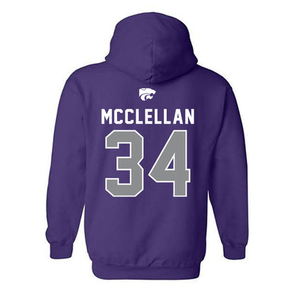 Kansas State - NCAA Football : Nick McClellan - EMAW Hooded Sweatshirt-1