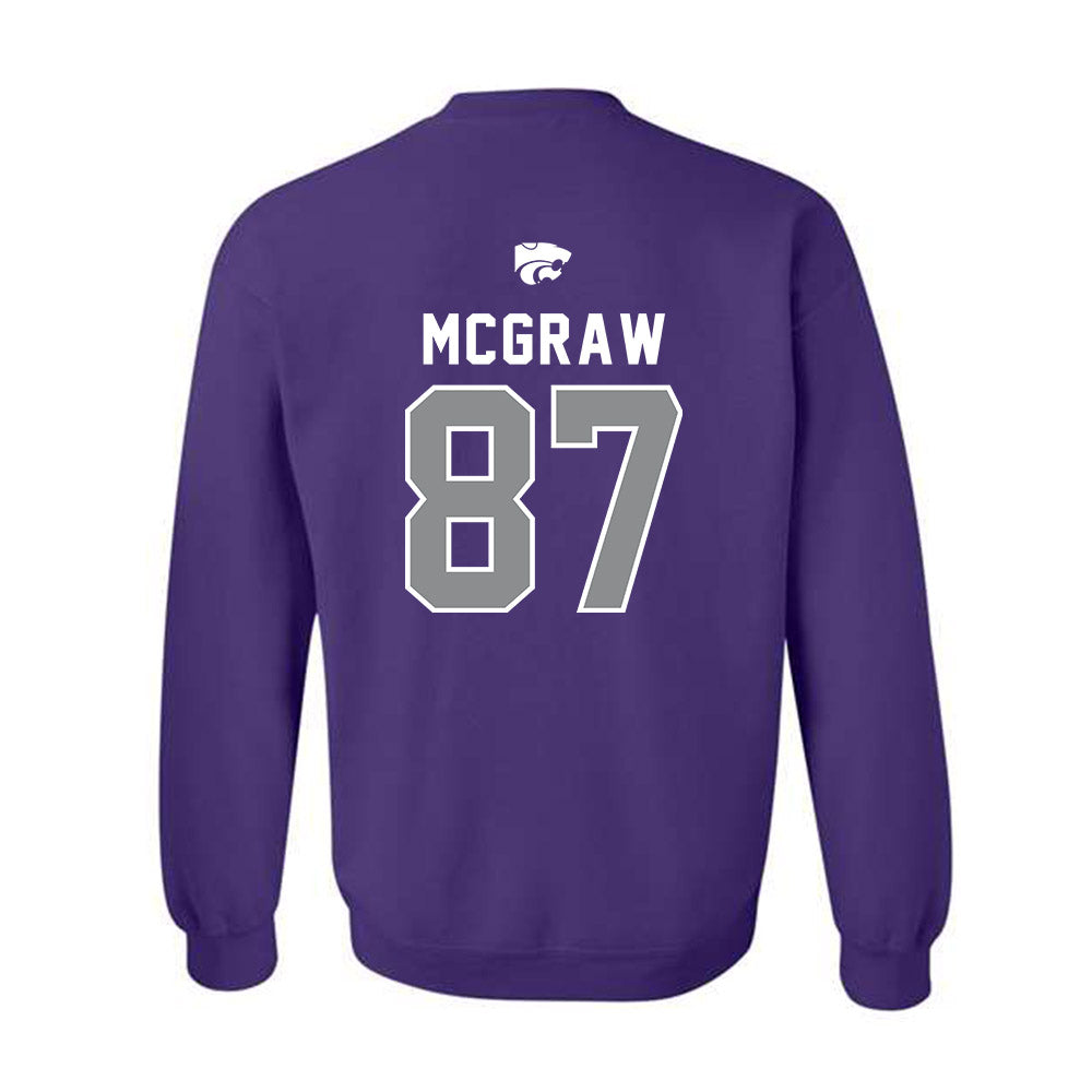 Kansas State - NCAA Football : Lawson Mcgraw - EMAW Crewneck Sweatshirt-1