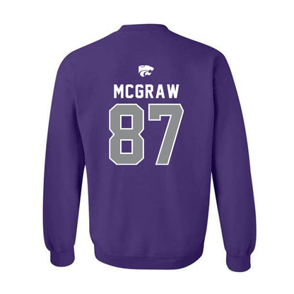 Kansas State - NCAA Football : Lawson Mcgraw - EMAW Crewneck Sweatshirt-1
