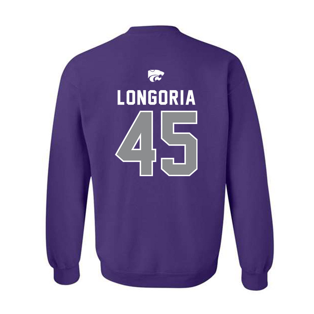 Kansas State - NCAA Baseball : Adan Longoria - EMAW Crewneck Sweatshirt-1