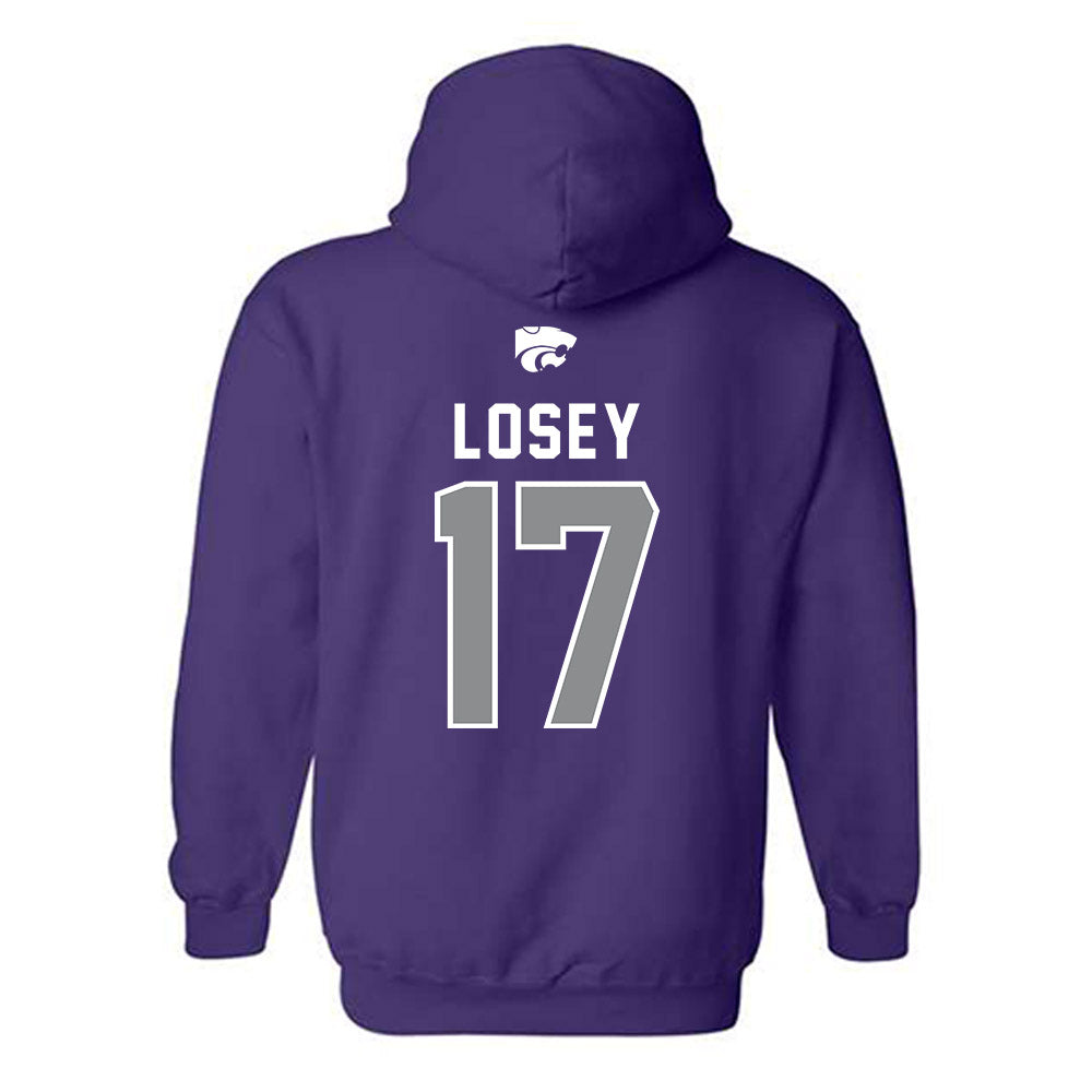 Kansas State - NCAA Women's Soccer : Jordan Losey - EMAW Hooded Sweatshirt-1