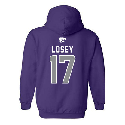 Kansas State - NCAA Women's Soccer : Jordan Losey - EMAW Hooded Sweatshirt-1